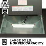 US Stove US5517-W Pellet Stove 90 lb. Hopper (2,200 Sq. Ft.) US5517-W
