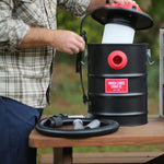 US Stove Black Metal Ash Vacuum AV15E
