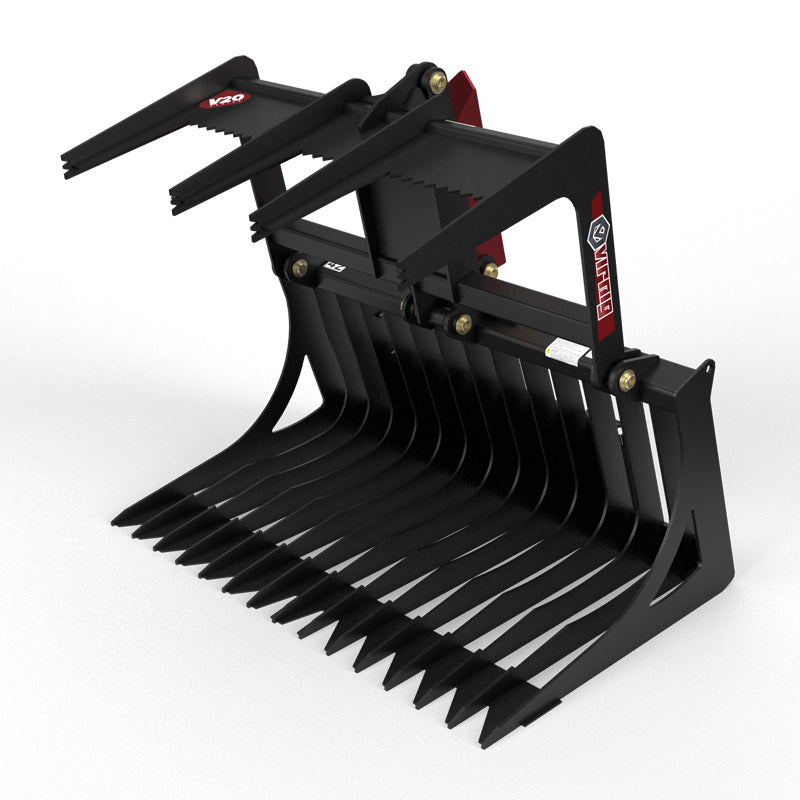 Virnig v20 Mini Skid Steer Skeleton Rock Grapple CSRG36