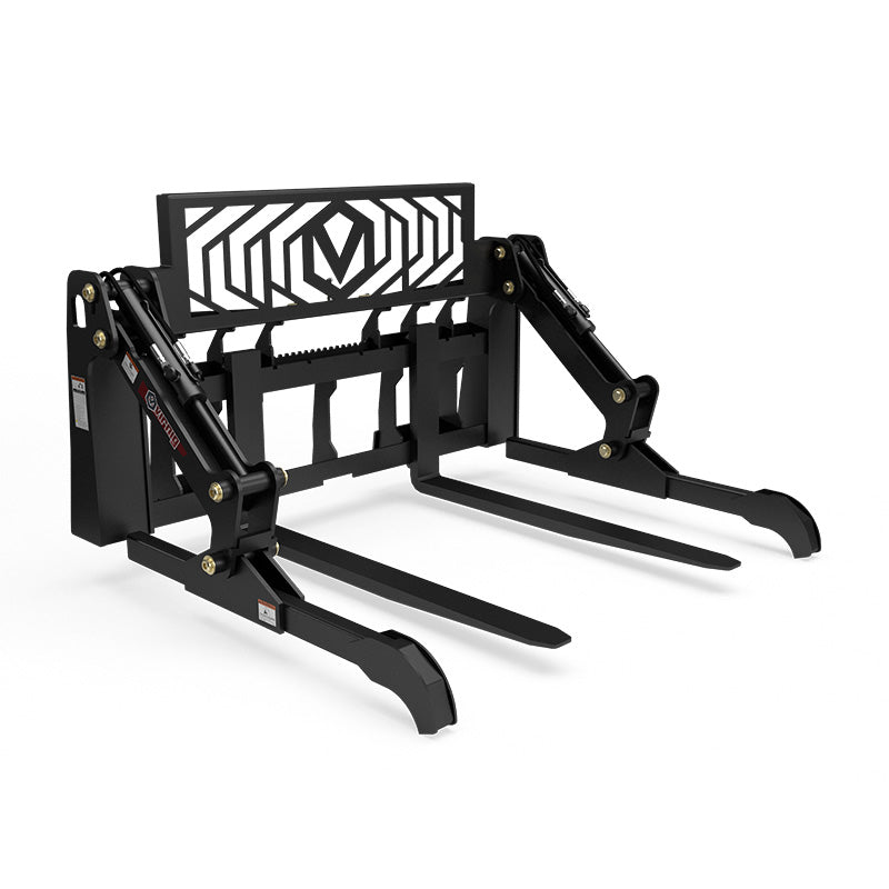 Virnig v60 Two-Cylinder Pipe & Mat Pallet Fork Grapple PPFG248