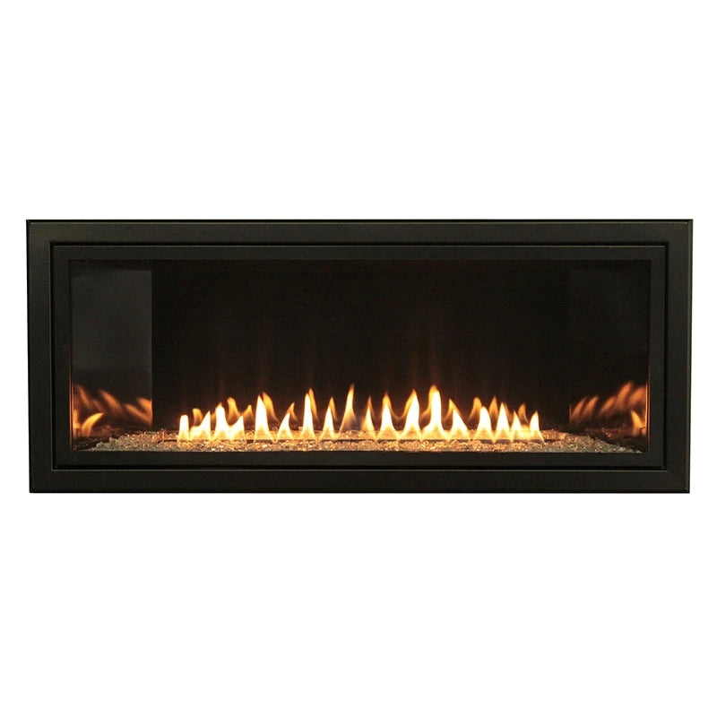 American Hearth 36 Inch Boulevard Linear Vent Free Gas Fireplace - Millivolt Pilot VFLB36FP30