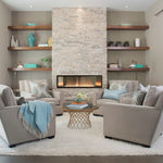 American Hearth 48 Inch Boulevard Linear Vent Free Gas Fireplace - Intermittent Pilot VFLB48FP90