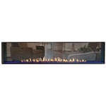 American Hearth 60 Inch Boulevard Linear See-Through Vent Free Gas Fireplace - Intermittent Pilot VFLB60SP90