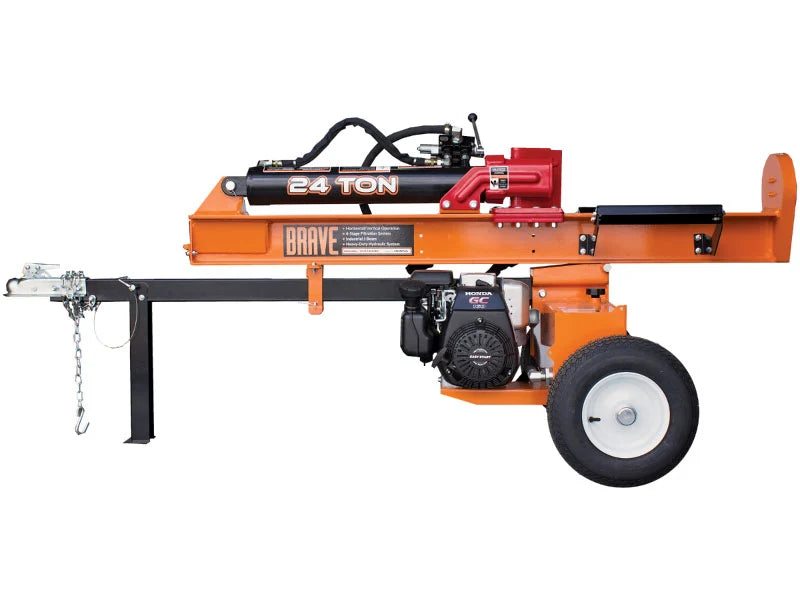 Brave Log Splitter | 24-Ton | Honda GC160 VH1724GC