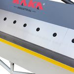 KaKa Industrial Box and Pan Brake, 48-Inch Metal Brake, 16 Gauge Mild Steel Capacity Pan and Box Brake, Heavy-Duty Bending Brake with 16 Fingers, 1–135 Degree Adjustable W-4816Z 173123