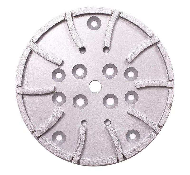 Tomahawk 10" Grinding Wheel Diamond 20 Segments Concrete Floor Grinder Disc Blade for Leveling, Coating Removal, and Surface Prep TGW1020