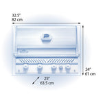 Napoleon Built-in Prestige® PRO 500 RB BIPRO500RBPSS-3
