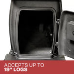 US Stove 900 sq. ft. Cast Iron Log Wood Stove US1261E