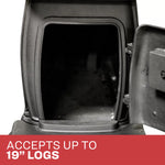 US Stove 900 Sq. Ft. Cast Iron Log Wood Stove US1269E