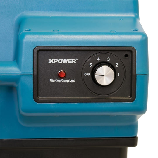 XPOWER X-3580 air scrubber control panel detail