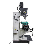 KaKa Industrial Drilling and milling machine,230V460V-60HZ-3PH Main Moto power 1.5KW Gear Head Auto Feed Table Drilling and milling machine with 3 Axis DRO ZX-5325C 183013V230V460