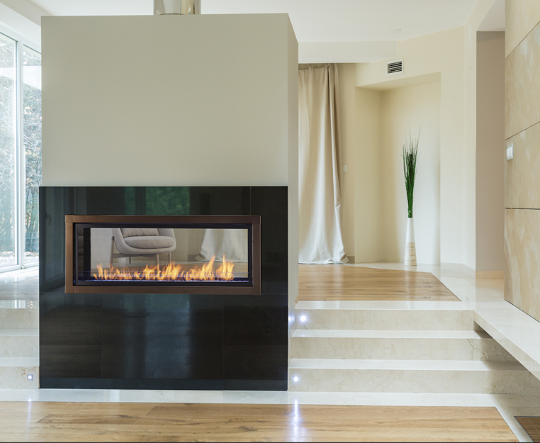 Monessen 48" Artisan Double-Sided Vent Free Linear Fireplace, IFT 2.0 AVFLST48NIF