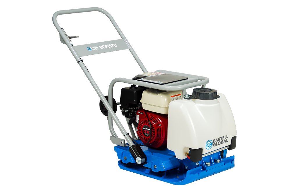 Bartell Global Electric Plate Compactor 1570KG Centr. Force with Water Kit Vanguard 1.5KW Battery BCF1570V48