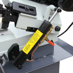 KaKa Industrial Metal Horizontal Band Saw,7x12 Inch Metal Bandsaw | 1.5HP Dual-Voltage (115V/230V) | 4-Speed Blade System | Steel Pipe and Structural Metal Cutting BS-712N 188006V115V230