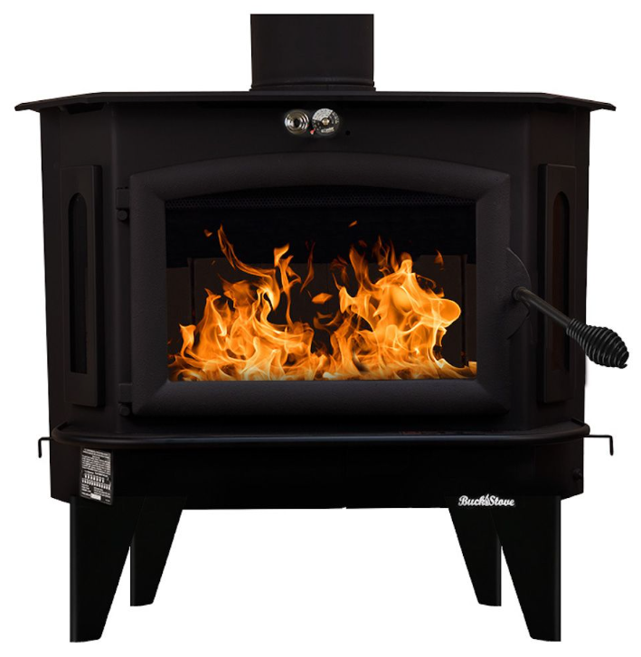 Buck Stove Bay Series Model 91 - Catalytic & Blower Assembly Standard - Black FP 91