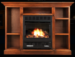 Buck Stove Model 1127 Prestige Bookcase Mantel Dark Oak PA KDM1127PRES-DO