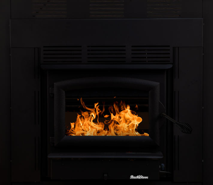 Buck Stove Model Zero Clearance 21 Non-Catalytic - Black FP ZC21