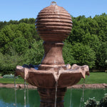 Sunnydaze Large Tiered Ball Outdoor Fountain - 80" H FC-73803