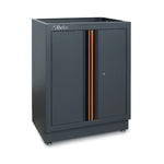 Beta C45PROX+MA Garage Tool Storage Cabinet System, Stainless Steel Coated Worktop 116.34" L x 19.49" D x 78.74" H C45PROX+MA