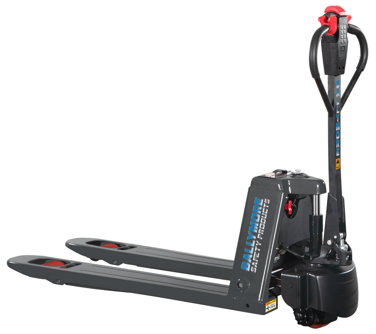 Ballymore Quick Charging Lithium-Ion Battery Powered Pallet Jack, 4400 lb. Capacity, 21.6"W x 45.3" Long Forks BM-EPJ-44S-21