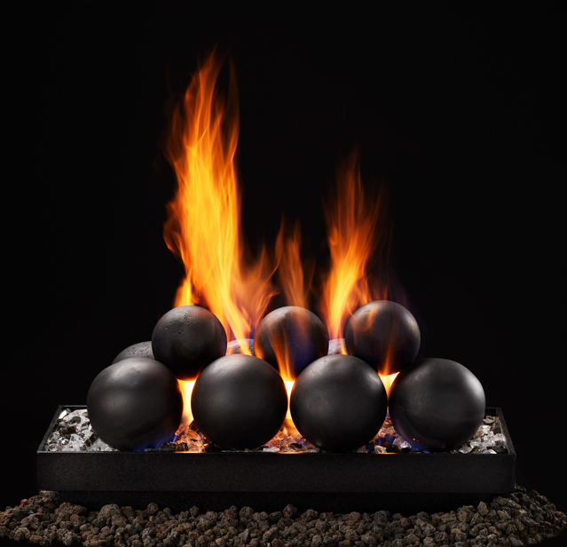 Majestic Cannonballs for 30" Contemporary Burner Option CNNBLS-30