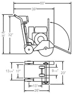 Diamond Products Concrete Saw 14" CC1208HXL-14