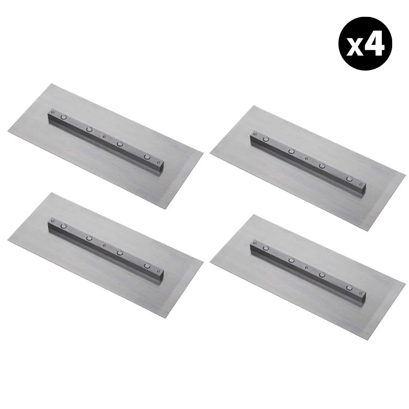 Tomahawk Set of 4 - 6″ x 18″ Replacement Finishing Trowel Blade Bar Mount for Tomahawk 46" Power Trowels BLADE-FINISH46-X4
