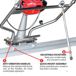 Tomahawk PRO Series Honda Power Screed Single Magnesium Blade Bundle TVSA-H