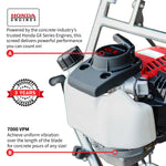 Tomahawk PRO Series Honda Power Screed Single Magnesium Blade Bundle TVSA-H