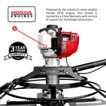 Tomahawk 30" Portable Honda Concrete Power Trowel with 18ft Bull Float Handle GX35 JXPT30H