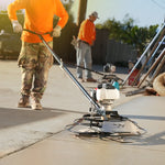 Tomahawk 30" Portable Honda Concrete Power Trowel with 18ft Bull Float Handle GX35 JXPT30H