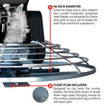 Tomahawk 46" Concrete Power Trowel 14HP Kohler Float Pan Screed Edge Cement Finishing Tool JXPT46K