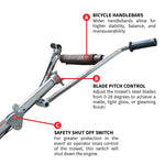 Tomahawk 46" Concrete Power Trowel 14HP Kohler Float Pan Screed Edge Cement Finishing Tool JXPT46K