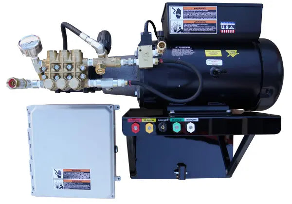 Cam Spray Economy Wall Mount Electric Powered 4 gpm, 4000 psi Cold Water Pressure Washer With Auto Start-Stop 4040EWM3A