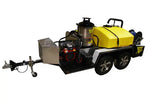 Cam Spray Deluxe Trailer Mounted Diesel Fired Gas Powered 5.5 gpm, 5000 psi Hot Water Pressure Washer P00694