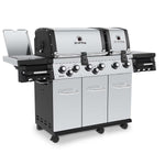 Broil King Regal S 690 PRO IR 6-Burner Natural Gas Grill With Rotisserie & Infrared Side Burner Stainless Steel BK957947
