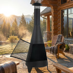 Sunnydaze 70" Chiminea Outdoor Fireplace RCM-504