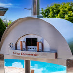 WPPO Karma 55" 304 Stainless Steel Commercial Wood-Fired Oven WKK-04COM