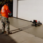 Tomahawk 30" Battery-Powered Portable Power Trowel with 18ft Bull Float Handle eJXPT30