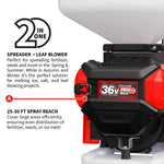 Tomahawk 5 Gal Battery-Powered Fertilizer Spreader Broadcast Lawn Seed Ice Melt Salt eTGS30