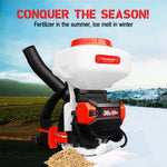 Tomahawk 5 Gal Battery-Powered Fertilizer Spreader Broadcast Lawn Seed Ice Melt Salt eTGS30