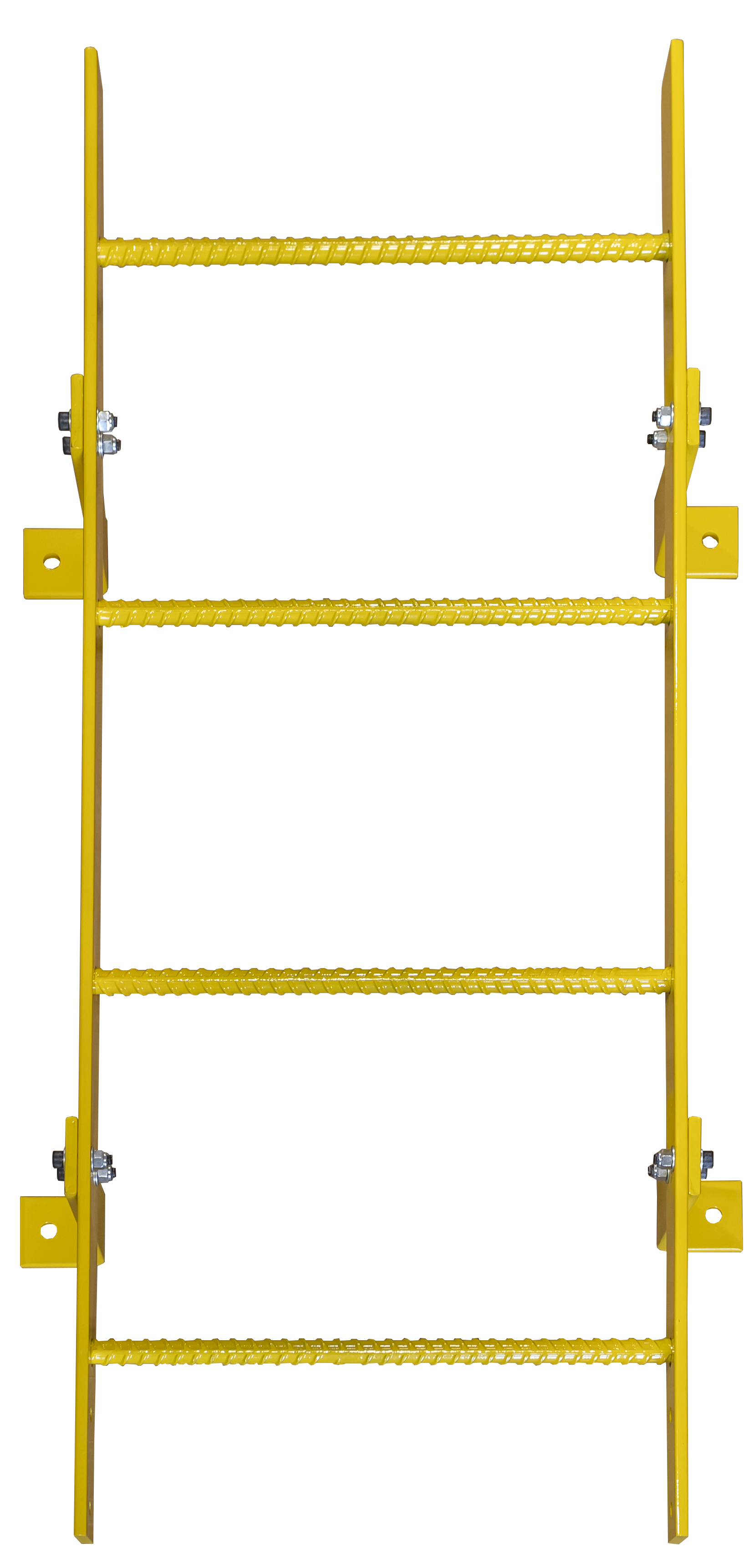 Ballymore Tri-Arc Fixed Ladder: 3 Ft, 3 Ft Top Step Height, 4 Steps, 25 In Overall Wide, Top WLFS0104-Y
