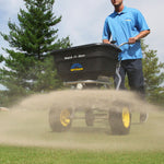 Spyker Commercial Push Spreader | Mulch & More | Stainless Steel |120 lbs. Capacity S60-12020