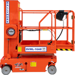 Ballymore Fully Electric Drivable Vertical Mast Lift, 15'5" Platform Height, 500 lb. Capacity DVML-16AE