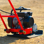 Tomahawk 2 HP Electric Vibratory Plate Compactor Tamper for Gravel Soil Compaction eJXPC50