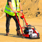 Tomahawk 2 HP Electric Vibratory Plate Compactor Tamper for Gravel Soil Compaction eJXPC50