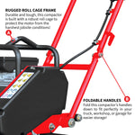Tomahawk 2 HP Electric Vibratory Plate Compactor Tamper for Gravel Soil Compaction eJXPC50
