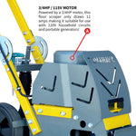 Tomahawk Electric Floor Scraper Vinyl Stripper Carpet Wood Floor Remover TSCP8