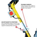 Tomahawk Electric Floor Scraper Vinyl Stripper Carpet Wood Floor Remover TSCP8