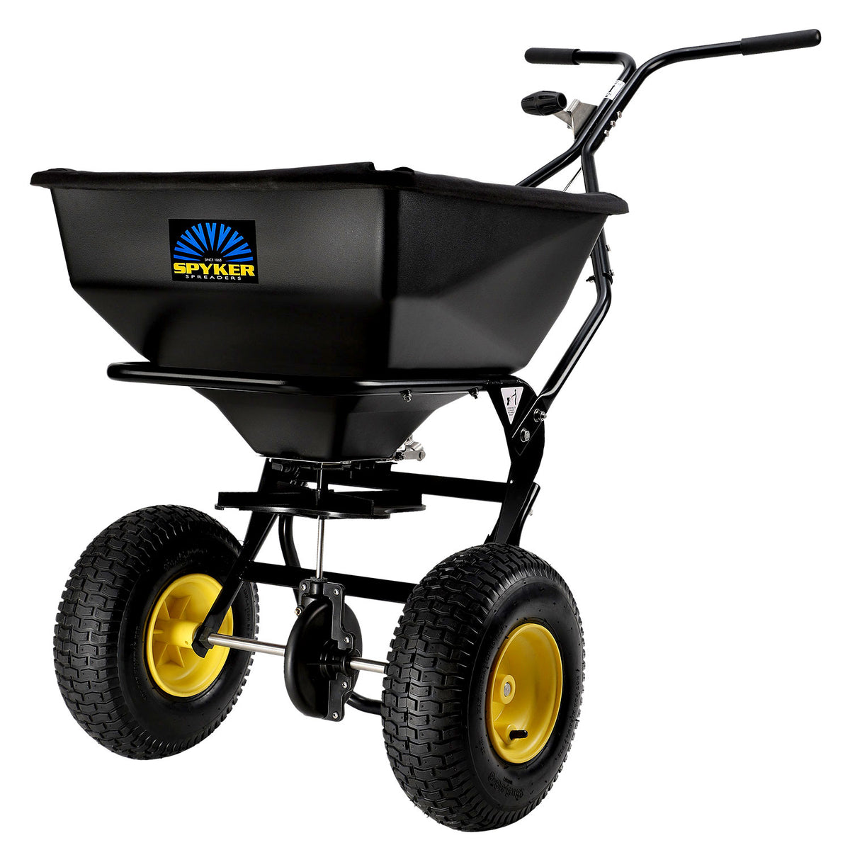 Spyker Commercial Push Spreader | Powder Coated | 80-Lb. Capacity SPY80-1P